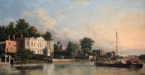 Ansicht von Popes Villa, Twickenham, Middlesex, ca. 1760