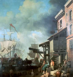 Gemälde des Alten Zollhauses, 18. Jahrhundert