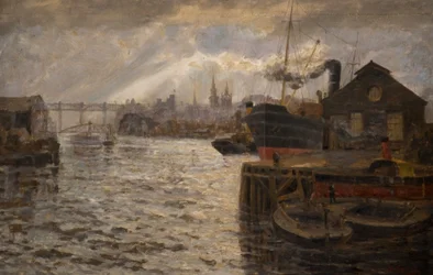 Der Tyne mit der High Level Bridge, 1920