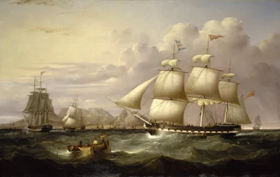 Das Handelsschiff der East India Company 
