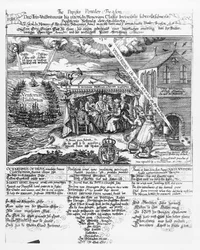 Zu Gott, in Erinnerung an seine doppelte Befreiung von der unbesiegbaren Armada (1588) und dem unvergleichlichen Pulververrat (1605), nachgedruckt von einem Transmariner, 1689