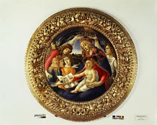 Madonna del Magnificat und fünf Engel (Tondo) - 1481-1483