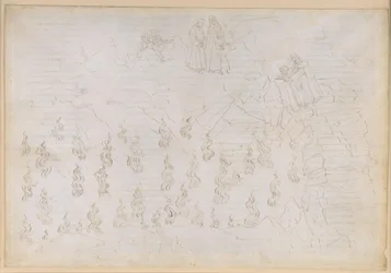 Die Göttliche Komödie, Inferno XXVI. Vergil und Dante im achten Kreis der Hölle (Malebolge), 8. Bolgia: Bestrafung der falschen Ratgeber; Gespräch mit Odysseus