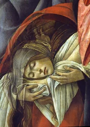 Beweinung Christi, Detail von Maria Magdalena