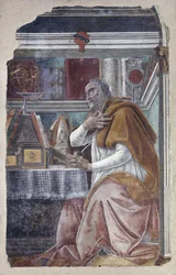 Der heilige Augustinus in seinem Studierzimmer