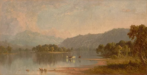 Mount Washington vom Saco River 1858