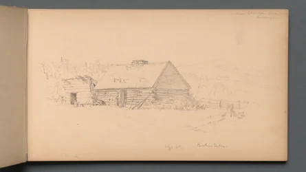 Skizzenbuch, Seite 14: Berlin Falls, 2. September 1859