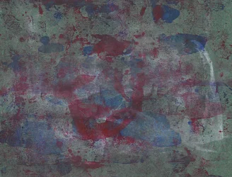 Abstraktion mit verwitterter Farbe