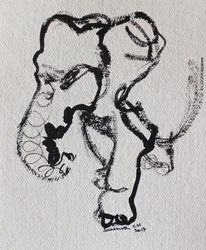 Expressive Linienzeichnung