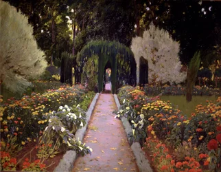 Gärten von Aranjuez (Der Laubengang) 1907