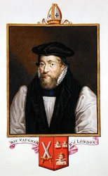 Porträt von Richard Vaughan (ca. 1550-1607), Bischof von London aus 