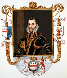 Porträt von Walter Devereux (1541-76), 1. Earl of Essex aus 