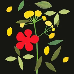 Blütenblätter und Blätter, 2019