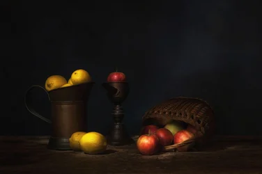 Rustikales Fruchtstillleben