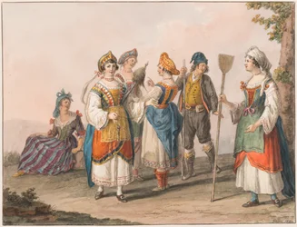 Kostüme von Südkalabrien