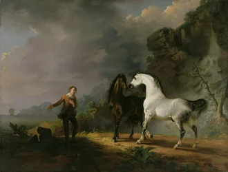 Gulliver spricht zu den Houyhnhnms, 1769