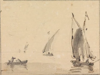 Segelboote auf ruhiger See