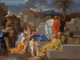 Christus empfängt die Kinder, ca. 1655