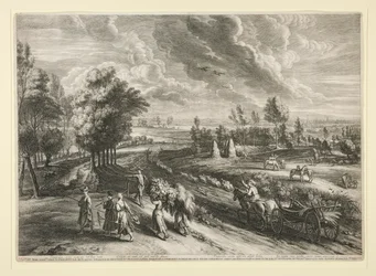 Ansicht von Malines, aus der Serie der großen Landschaften