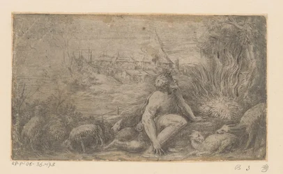 Moses beim brennenden Dornbusch