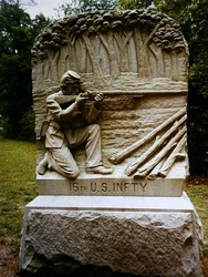 Denkmal für die 16. US-Infanterie auf dem Schlachtfeld von Chikamauga