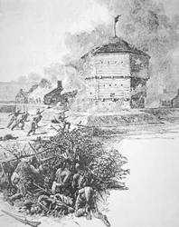 Belagerung von Fort Detroit durch Pontiac, Häuptling des Ottawa-Stammes im Frühjahr 1763