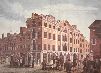 Die Ecke der Third und Market Streets, Philadelphia