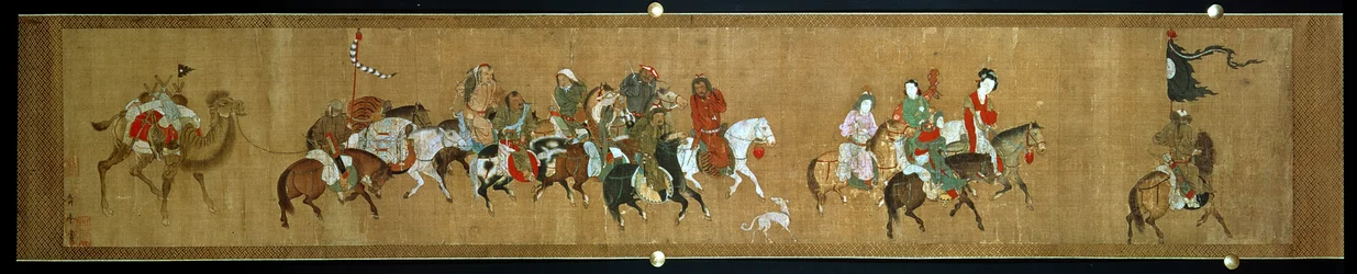 Ein Konvoi von Mongolen, Chinesen