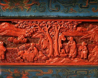 Jardiniere, Qianlong-Periode (1736-95) (Detail)