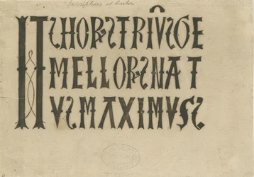 Barton under Needwood Kirche - Inschrift