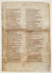 Bibelfragment aus dem Buch der Könige (das 