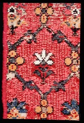 Detail eines handgeknüpften Teppichs, möglicherweise in Wilton hergestellt, spätes 18. oder frühes 19. Jahrhundert