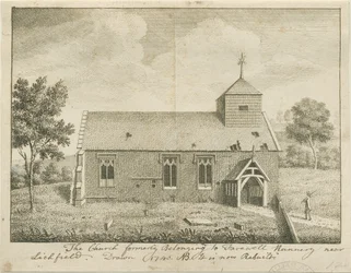Abschiedskirche: Gravur