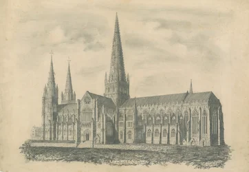 Lichfield Kathedrale - Südostansicht