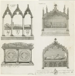 Lichfield Kathedrale - Gräber