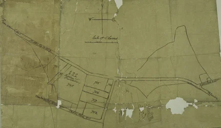 Karte von Willesden, London (Litho)