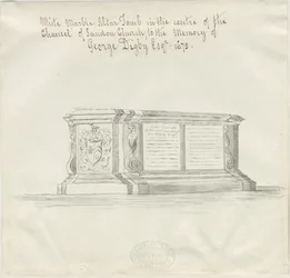 Sandon Kirche - Grab von George Digby