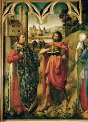 Ludwig IX., Der Heilige mit Johannes dem Täufer