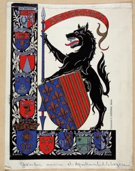 Wappen des Gévaudan. (Bête)