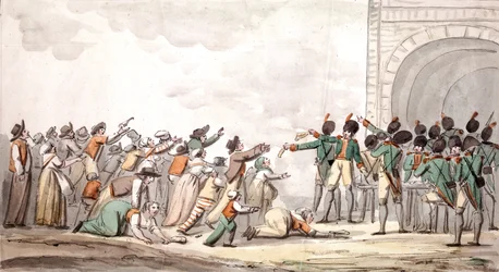 Verteilung der Assignaten, Französische Revolution