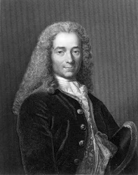 Francois Marie Arouet alias Voltaire (Gravur)