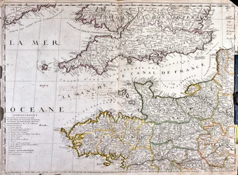 Karte der Region 