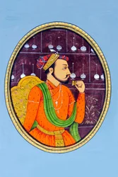 Miniaturmalerei von Shah Jahan Indien Asien