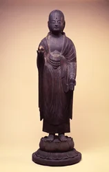 Jizo Bosatsu, Späte Heian-/Fujiwara-Periode