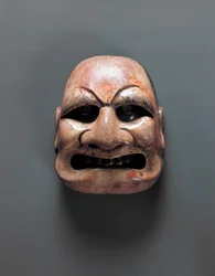 Theatermaske, Asuka- und Nara-Periode (552-794)