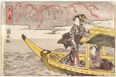 Zwei Frauen in einem Boot