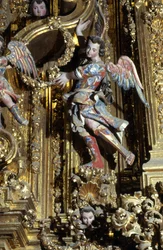 Detail der Churrigueresken-Dekoration