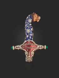 Griff des Staatsschwerts von Maharaja Jagatjit Singh von Kapurthala, ca. 1900