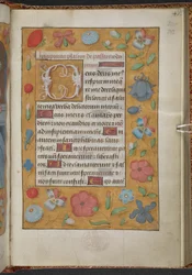 Könige 9, f.232r, Stundenbuch, Gebrauch von Sarum (