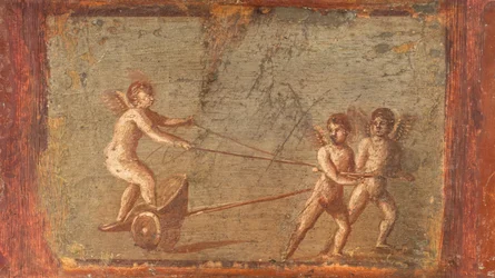 Amor in einem Wagen, Herculaneum